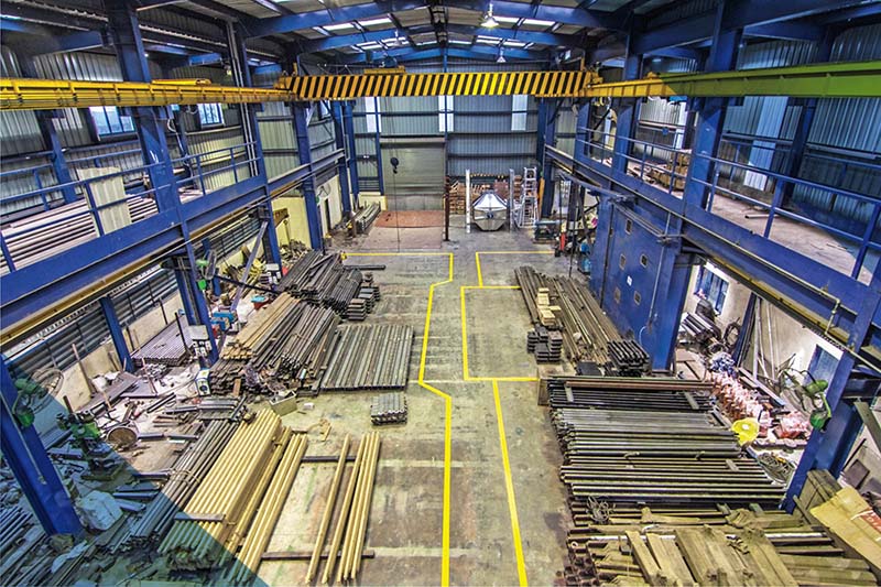 Tank jack manufacturing facility in India; Bygging manufactures hydraulic jacks for tank lifting in India 