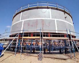 Sistema hidraulico para elevación de tanques; tank repair jacks; base repair of storage tanks; storage tank construction; jacking equipment; jacking of oil storage tanks; jack up system