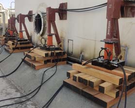 35 ton capacity self climbing jacks for tank rebottoming; jacks for tank repair and maintenance