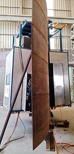 Automatic girth welding machine double side tank welding