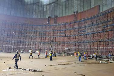 Bygging double side submerged arc automatic girth welding machine