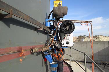 Bygging submerged arc automatic girth welding machine